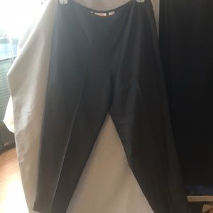 Talbots black silk pants